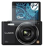 Bruni Schutzfolie kompatibel mit Panasonic Lumix DMC-SZ10 Folie, glasklare Displayschutzfolie (2X)