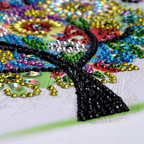 Leeofty DIY 5D Pintura Diamante Kits DIY Broca Pintura Diamante Needlework Pintura De Cristal Pintur