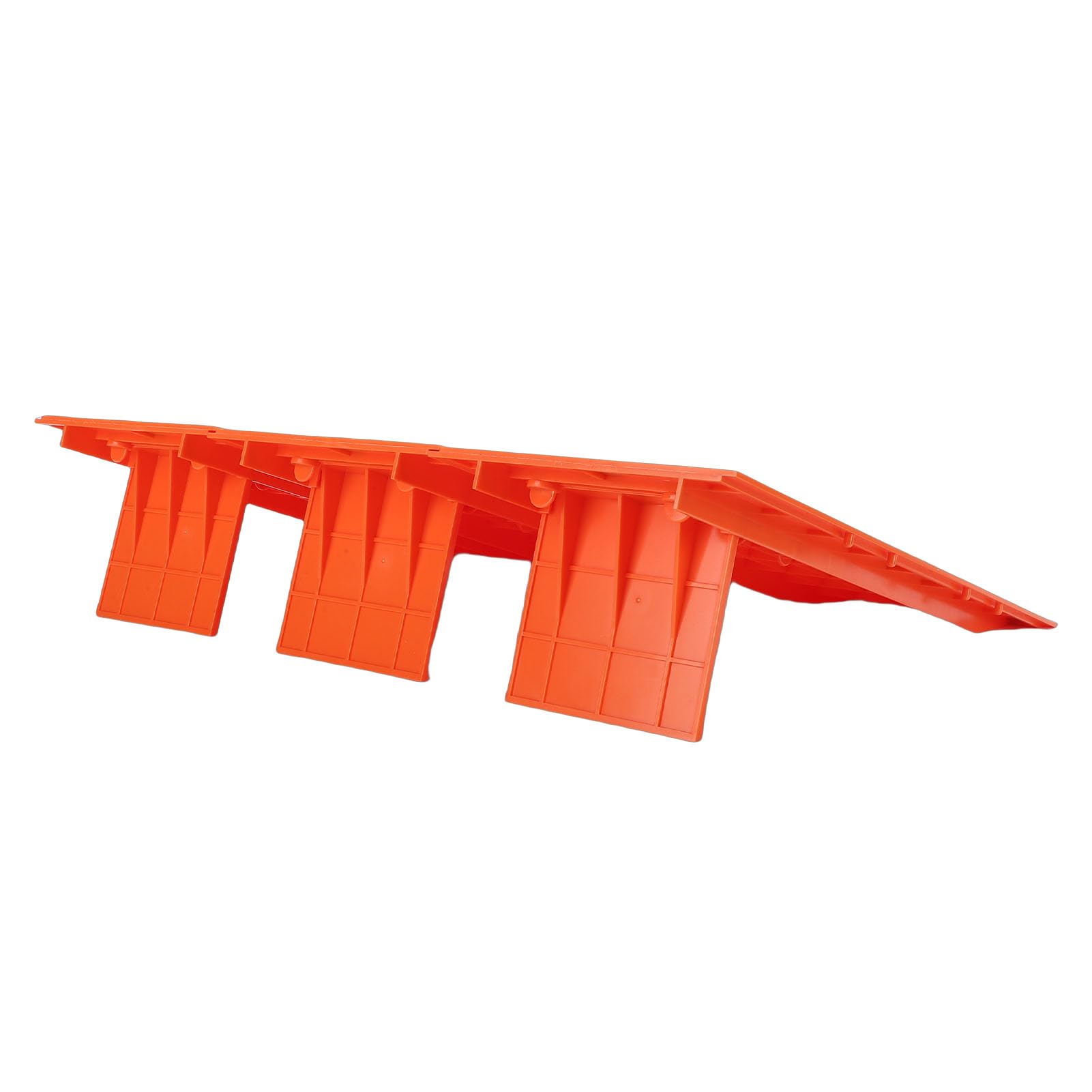 Tablero de Despegue de Rampa de Salto de Coche RC, Rampa de Coche RC de 14,5x18,0 Pulgadas para Saltar, Juego de Acrobacias para Coches Escala 1/12, 1/14, /16, /18 y /24 (Orange)