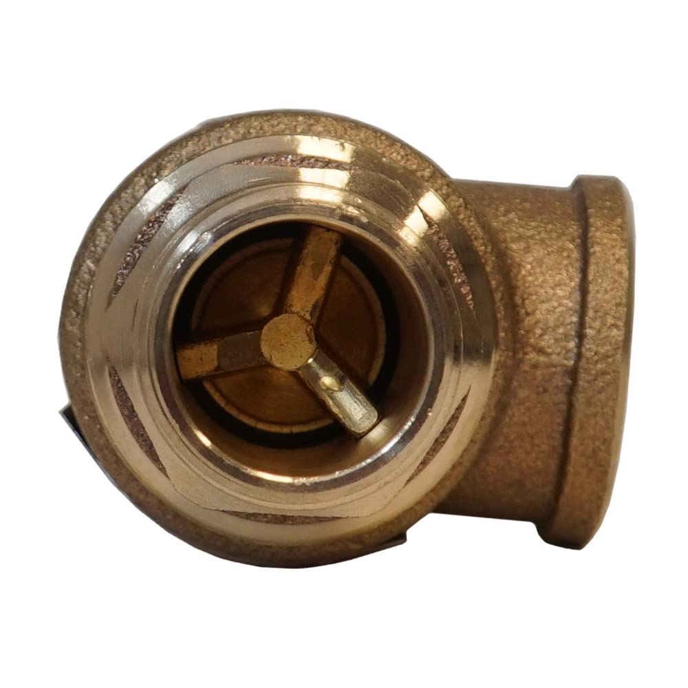 Merrill Heavy PRVHDNL100 - Válvula de alivio de presión de latón resistente sin plomo, 75 PSI, grado de contratista, 1 pulgada