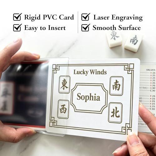 Funda Personalizada para Cartas de Mahjong PVC Grabada miniatura 2
