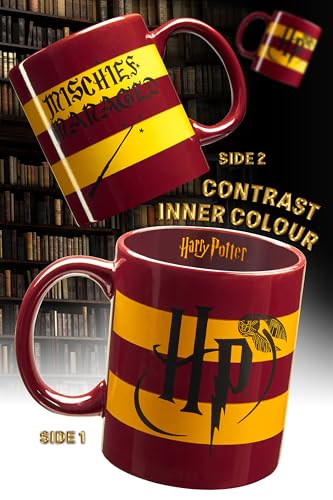 Harry Potter Tasse & Socken Damen Teenager Geschenkset, Keramik Kaffeebecher, Kuschelsocken Größe 35–41, Hogwarts Design… – Ansicht 5