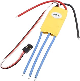 Aexit RC Modelos Programable Brushless Motor Speed ​​Controller 25A Amarillo Azul (487eef1d0dea240190ff5130534902dd)