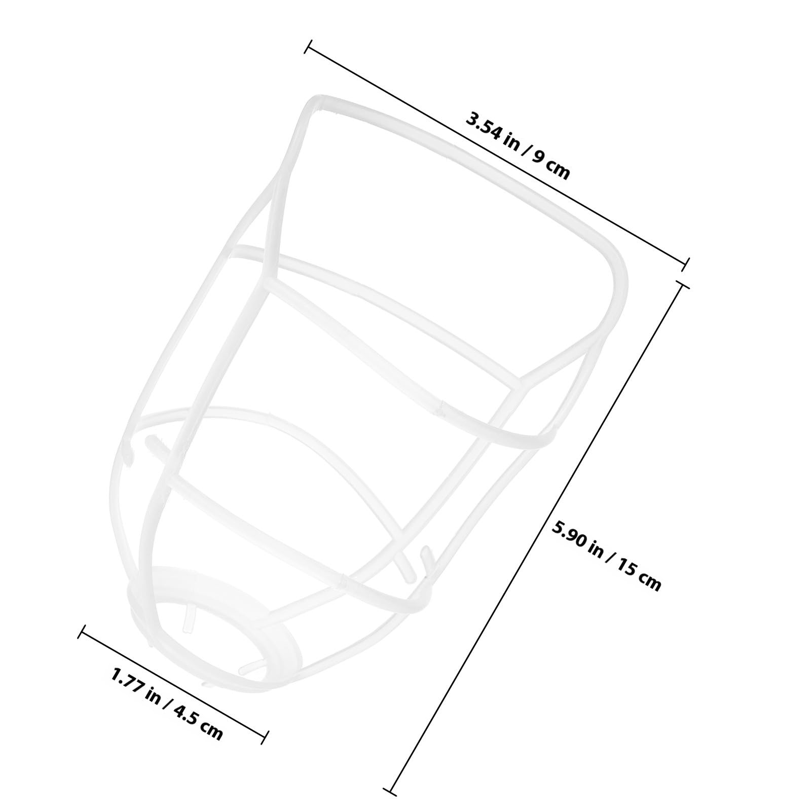 Porta Flaconi di Soluzione Salina 500Ml, Retine in Plastica Riutilizzabili Set 20 Pezzi, Rete Protettiva per Bottiglie Copertura Antigoccia per Uso Medico