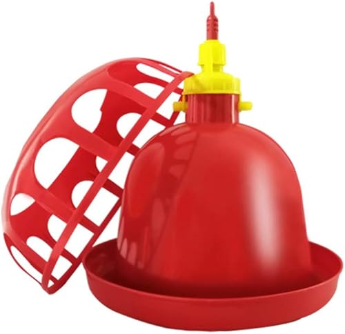 Happyyami Alimentador automático de pollo, bebedor de aves de corral, dispensador automático de agua para pollos, patos, codorniz, patos, chooks,