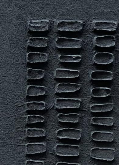 nankai art hand-painted black thick texture abstract art contemporary minimalist canvas oil painting home and office wall decoration art, 24x24 inches nkhb342