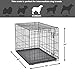 New World Single Door Folding Metal 36-Inch Dog Crate, Includes Leak-Proof Pan, Floor Protecting Feet, & New Patented Features, for Medium to Large Sized Breeds