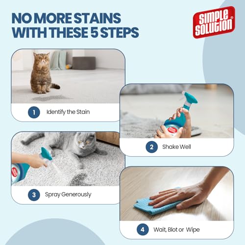 Image of Simple Solution Extreme Stain and Odour Remover for Cats, 500 ml