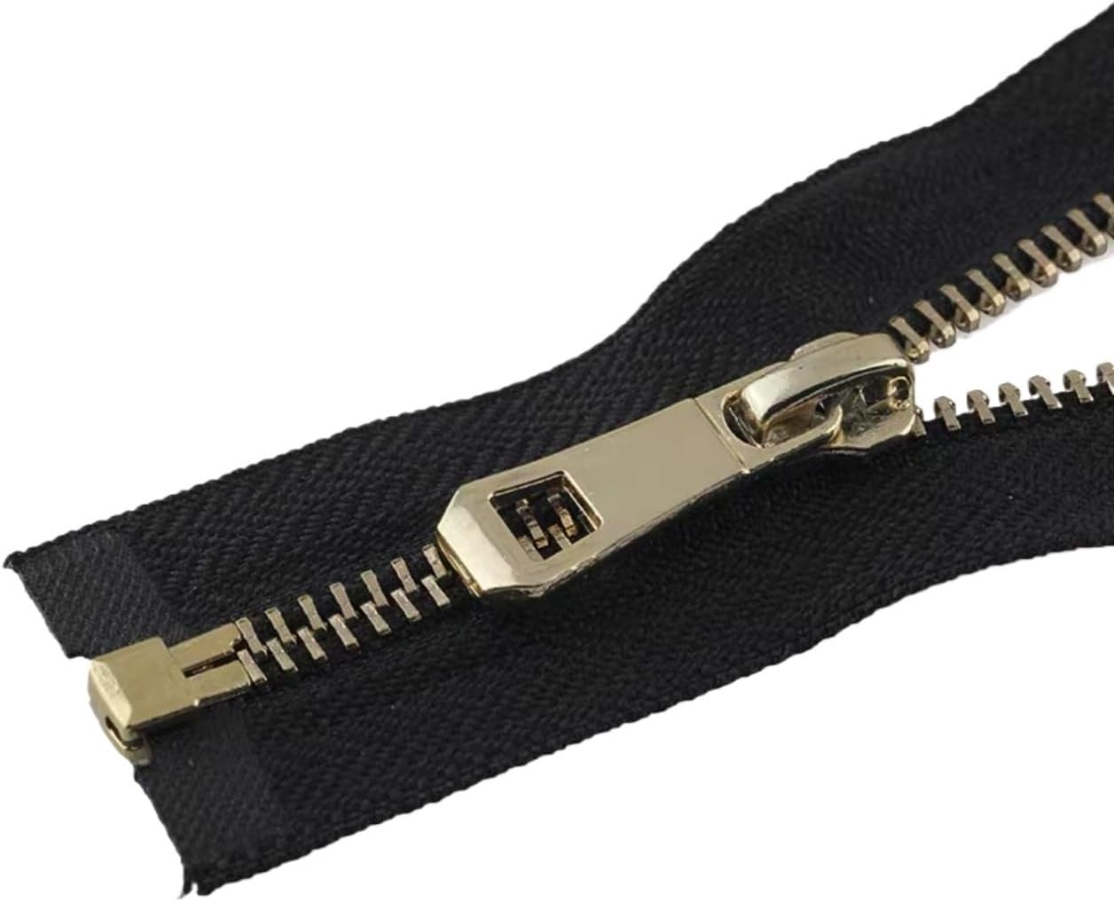 ジッパー、ジッパー、裁縫用ジッパー、35/45/55/65/75cm 5# カラフル オープンエンド オートロック シルバー メタル