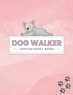 Dog Walker Appointment Book: Undated Appointment Organiser f