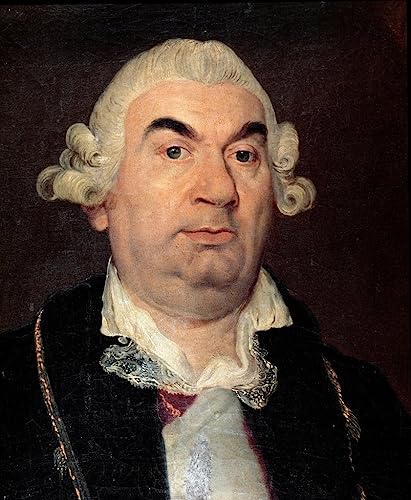 Retrato de Niccolo Jommelli en impresión abstracta estilo óleo clásico de 60x90cm