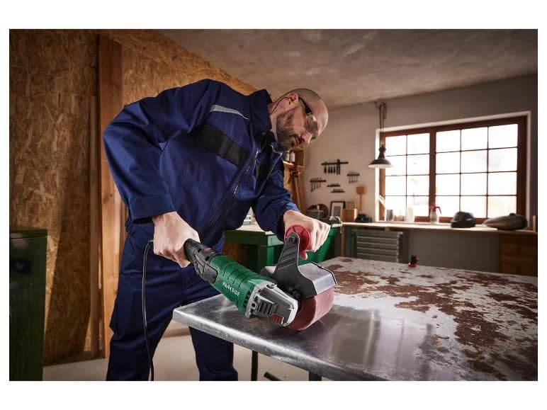 Park Side Machine à Satiner & Ponceuse à Brosse 1300 W PBSM 1300 Bois Métal Nettoyage Surface