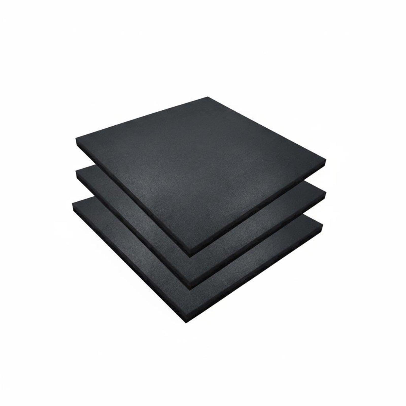 Shock Absorbing Rubber Tile Sound Dampening Dumbbell Crash Pad Noise Reducing Heavy Duty Gym Floor Mat for Weightlifters, Outdoor, Playground 15MM-image-35