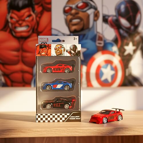 Image of Marvel Go Collection | Battle SUV | Hulk, Thor & Venom | 3-Pack | 1:64 Diecast Toy Vehicles | Ages 3 and Up | Collect Them All