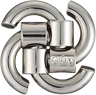 GALAXY Hanayama Cast Metal Brain Teaser Puzzle (Level 3)