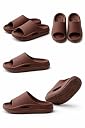 SIVIGE Women's Platform Slides, Cushioned EVA Slippers, Flexible, Anti-Slip Sole, Modern Style, Indoor Outdoor Sandals (UK Footwear Size System, Adult, Women, Numeric, Medium, 7) gallery image