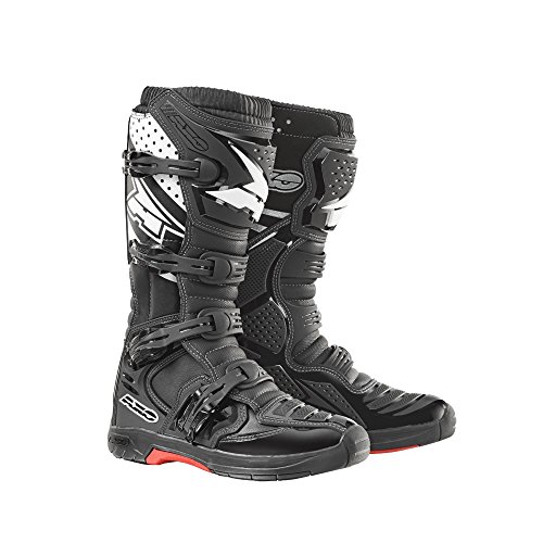 Axo Botas de Moto MX One, 41, Negro/Blanco