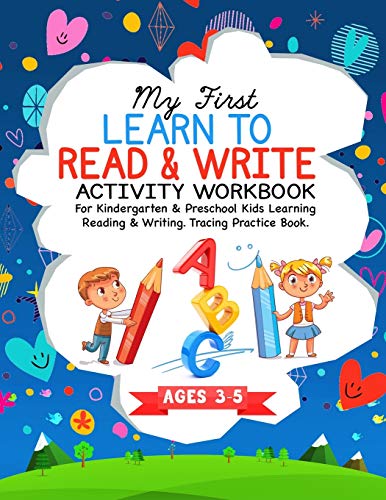  My First Learn To Read & Write Activity Workbook: For Kindergarten & Preschool Kids Learning Reading PDF Ebook En Ligne