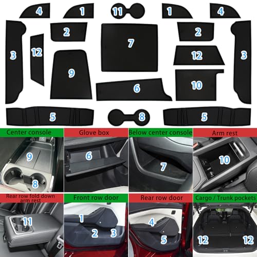 Insertos para portavasos Ford Mustang Mach-E 2021-2024 miniatura 6