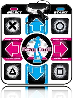 OSTENT USB Non-Slip Dancing Step Dance Mat Pad Blanket Compatible for PC Laptop Video Game