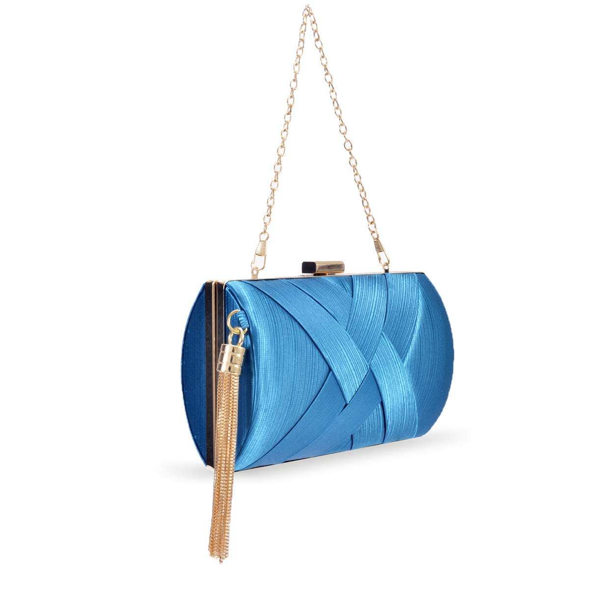 Sponsored Ad – Womens Evening Clutch Bag Designer Evening Handbag,Lady Party Clutch Purse(Lake Blue)