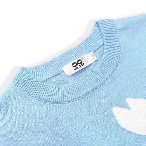 Kids Crewneck Pullover Sweater Cute Pattern Long Sleeve Sweatshirt Holiday Costumes for 5-14 Years Child3