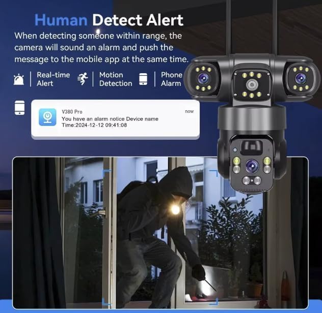 Image of DDLC CCTV Camera (Triple Lens Solar Penal)