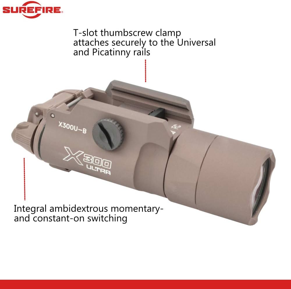 Amazon.com: Sure Fire X300 Ultra (X300U-B) High Output 1000 Lumen