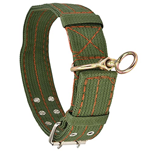 Schafhalsband, Hundehalsband, verstellbare Länge, Segeltuch, Umhängeband, Tierärztliche Ausrüstung, L 4,8 x 73 cm, für 15-85 kg Schafhunde