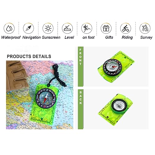 Brújula Hxexplore para niǹos senderismo y camping miniatura 5