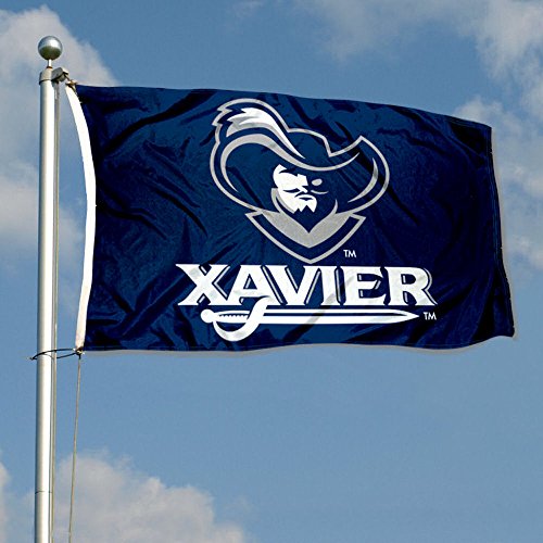 College Flags And Banners Xavier Musketeers Garden Flag - Double Sided 13x18 Inch NCAA Licensed