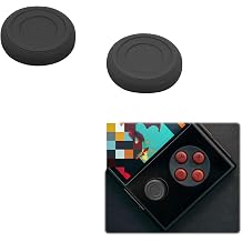 Replacement Joystick Caps Compatible with AYANEO AIR Plus/Pocket Micro, Anti-Slip Anti-Sweat Thumb Grips Black