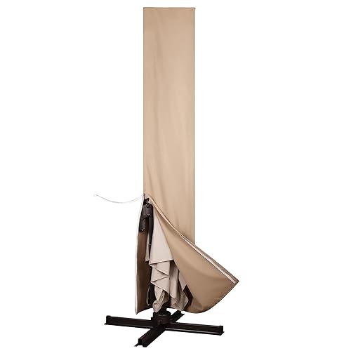 Patio Cantilever Umbrella Cover UV Resistant for 9ft to 13ft