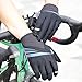 RiToEasysports 1 Pair Cycling Gloves, Full Finger Non Slip Shock Absorption Touchscreen Workout Gloves for Men Women (L