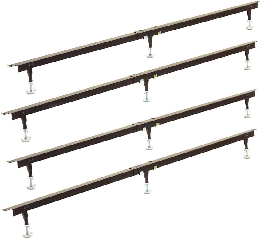 Heavy Duty High Profile Universal Bed Slats Center Support System for Wooden Beds Holds 1400 Pounds King Size