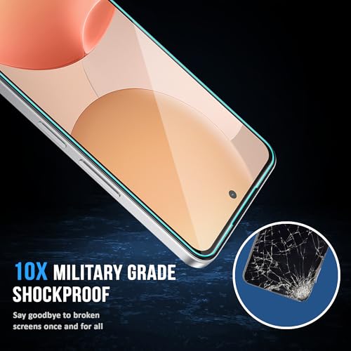Image of FIRST MART Military-Grade Gorilla Tempered Glass For Realme P4x (6.72 Inch) With Edge To Edge Screen Coverage and Easy Installation Kit |Black