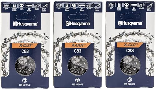 Husqvarna 585550072 20' C83 Chainsaw Chains, 3/8, .050,...