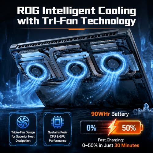 Image of ASUS ROG Strix G18 Gaming Laptop 2026, Intel Core Ultra 9 275HX (Up to 5.4 GHz), GeForce RTX 5070 8GB GDDR7, 2.5K 240Hz /3ms Nebula Display, 32 GB DDR5, 1 TB SSD, Wi-Fi 7, TB4, Windows 11 Pro