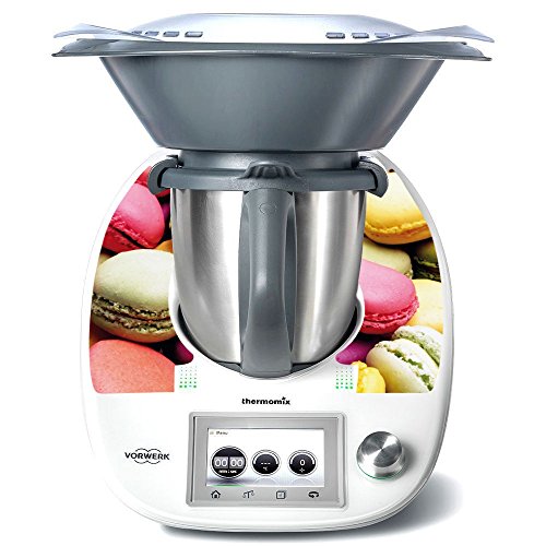 Autocollant Stickers Thermomix TM 5 Macarons Ref: THERMO-TM5-116