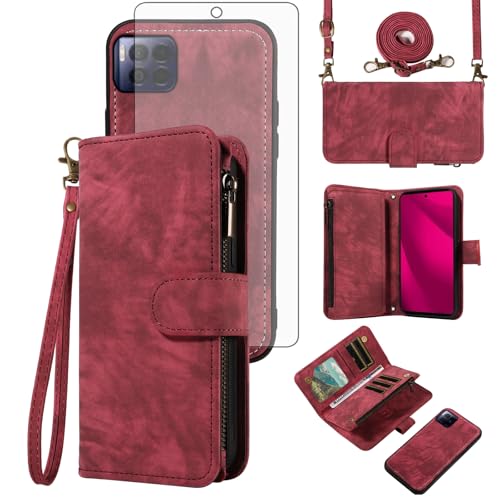 Pochette T-Mobile Revvl 7 Pro 5G zippée pour ne plus perdre ses cartes