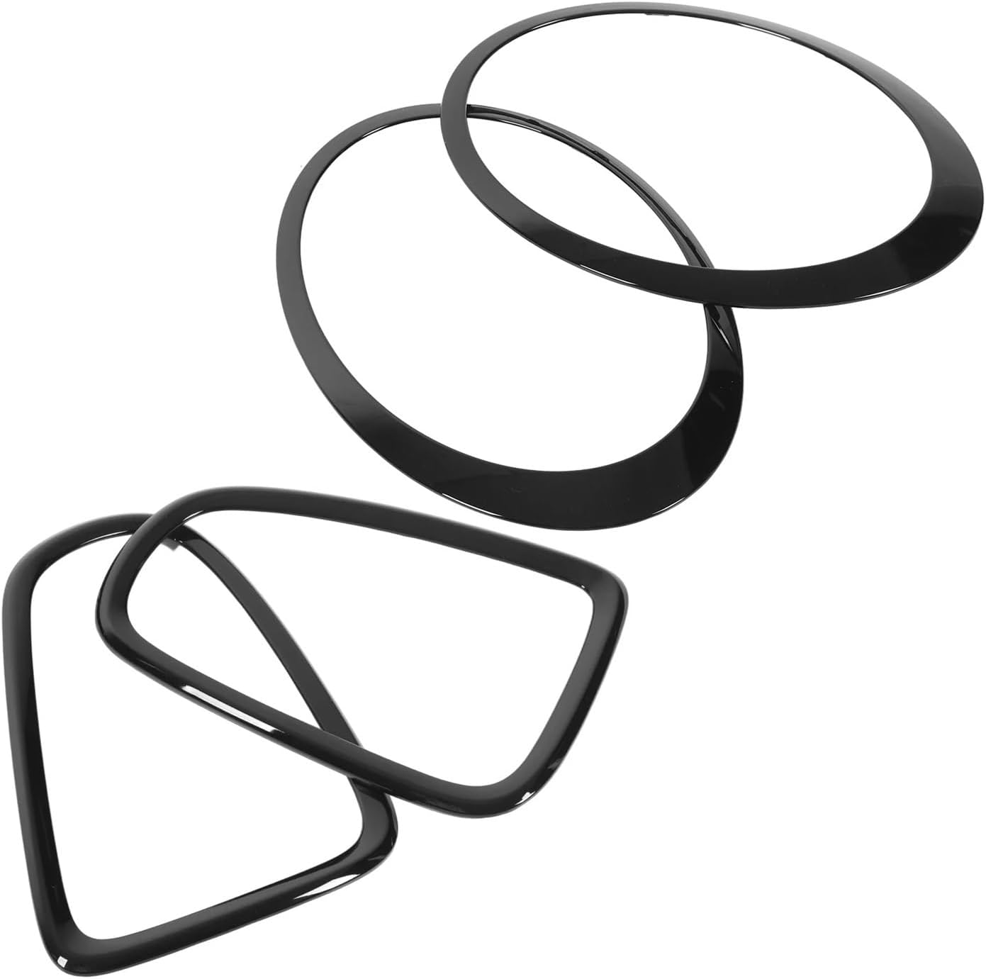 Taillight Frame Trim Headlight Bezel Cover Surround Cover Compatible For BMW Mini R56 R57 R58 R59 Compatible For Cooper S JCW 2007‑2015 Trim Car Accessory