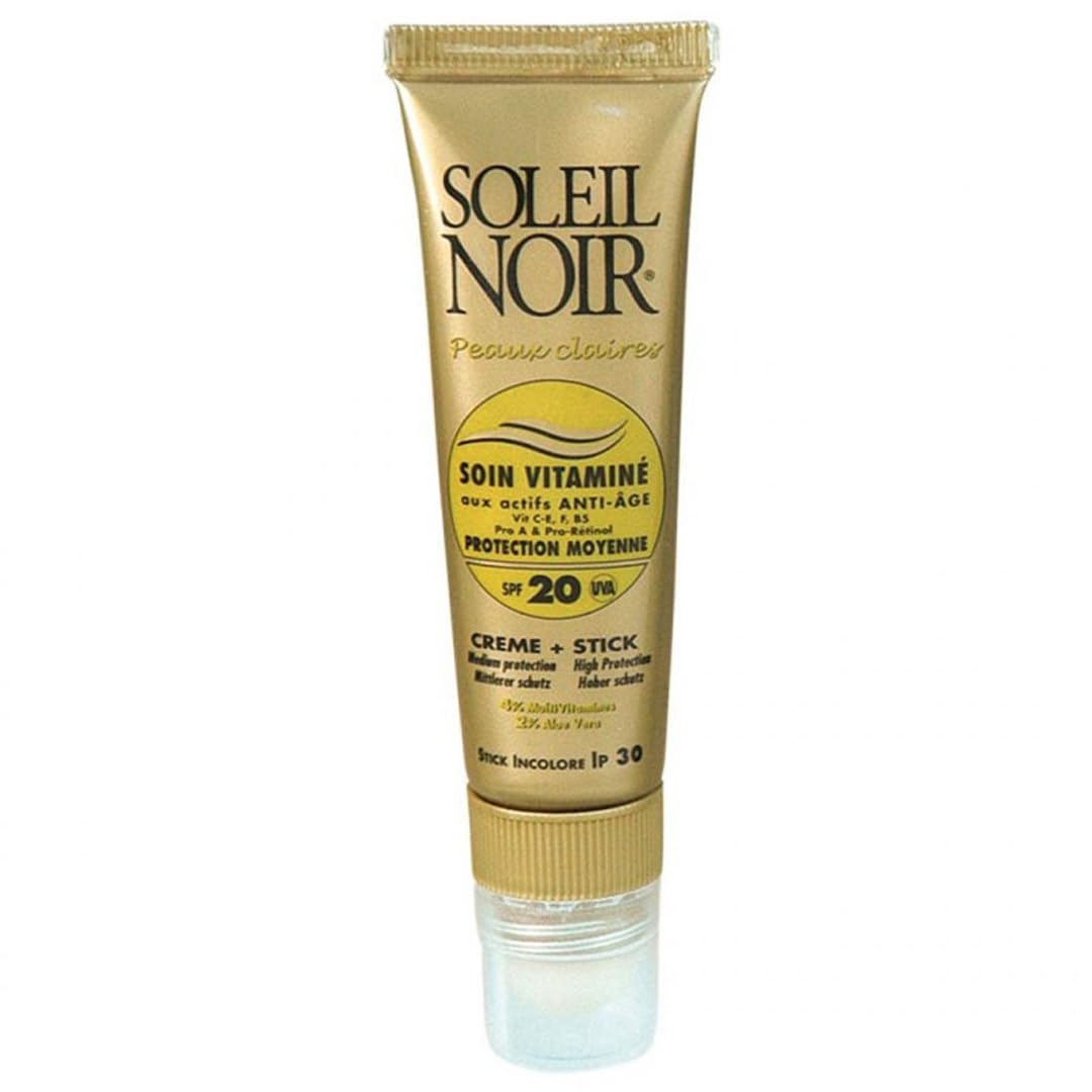 Soleil Noir Vitamined Care Cream SPF20 20ml + Stick SPF30 2g