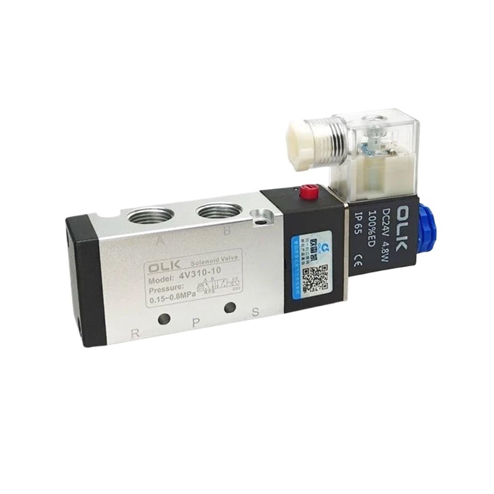 Électrovanne pneumatique 5 voies 220V pour automatisme industriel