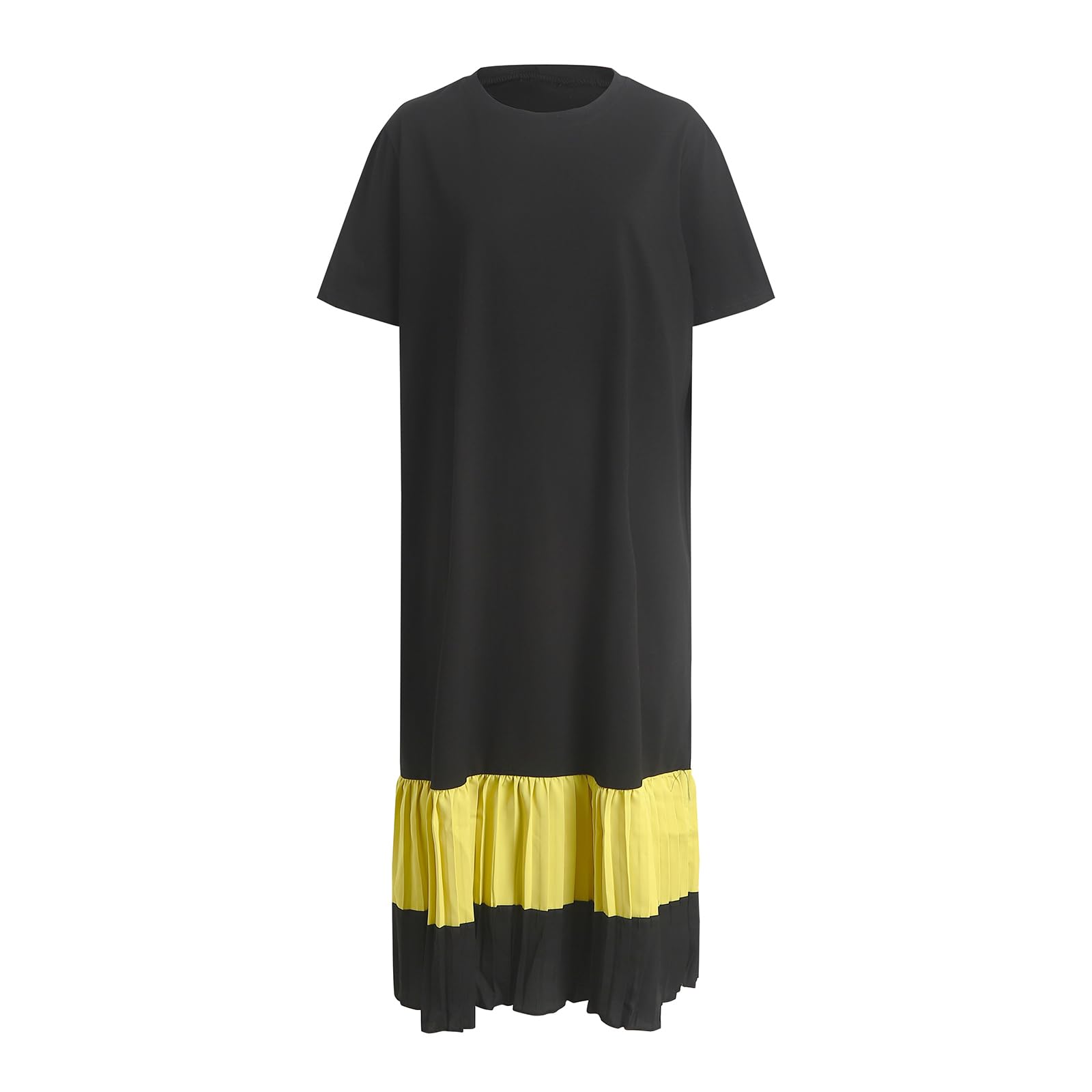Vestidos Verano Mujer Vestidos Verano Mujer Largos, Lino Natural Silueta Recta para Viajar Uso Diario Vestido De Fiesta Mujers Elegantes Vestido Tejido Elástico Frío