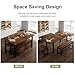Feonase 5-Piece Dining Table Set for 4-8 People, 63