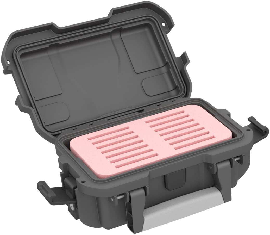 Feldherr Custodia Protettiva/Custodia da Trasporto Impermeabile per Dischi rigidi SSD/HDD da 2,5-14 Scomparti
