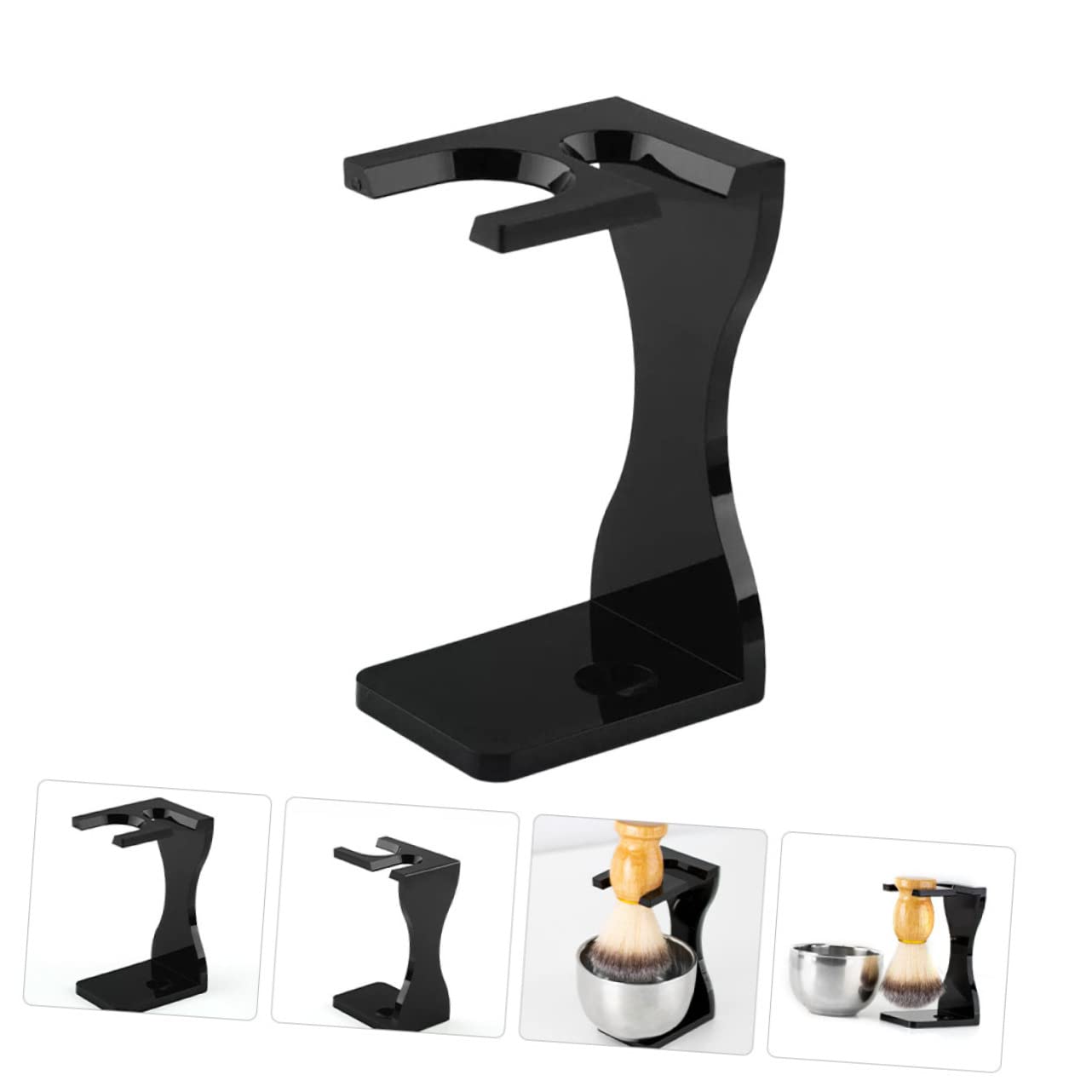 Healifty 2Pcs Supporto Per Spazzola Per Barba Mens Testa Rasoio Rasuradora De Barba Para Hombres Rasoio Base Per Rasatura Pennello Supporto Per o Per Pennello