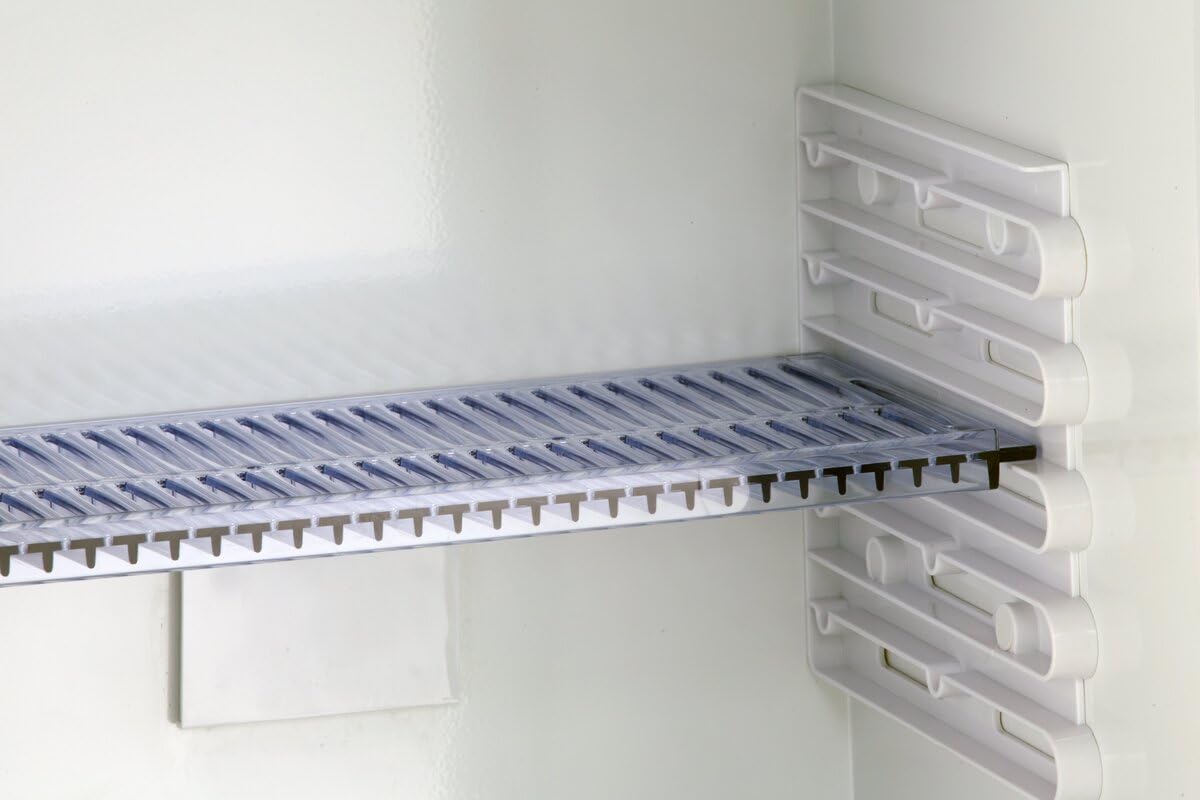 GastroHero Minibar ECO 32 Hotel Minikühlschrank 32 Liter Getränkekühlschrank leiser Hotelkühlschrank LED Innenbeleuchtung thermoelektrische Kühlung +5 bis +8 °C Schwarz