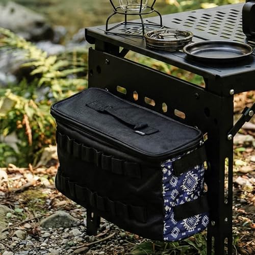 Bolsa al aire libre para comidas al aire libre con organizador de equipos multibolsillo 8