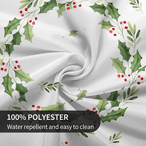 Christmas Tablecloth, Round Tablecloth 70 Inch, Winter Xmas Holiday Party Table Cloth For Rustic Farmhouse Kitchen Decor, Waterproof Wipeable Polyester Fabric Table Cover For Outdoor Camping Picnic #TOP6